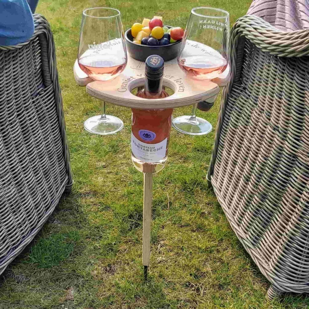 Picky - Draagbare Wijntafel voor Buiten