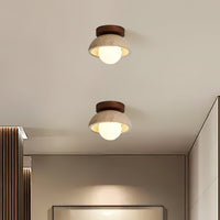 Mysa Minimalistische Travertin Plafondlamp