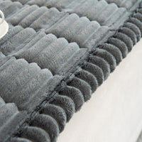 Pluche Sofa Beschermmat met Fleece Textuur en Antislip Achterkant