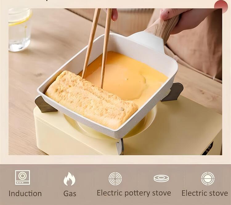 voor tamagoyaki omelet met anti-aanbaklaag