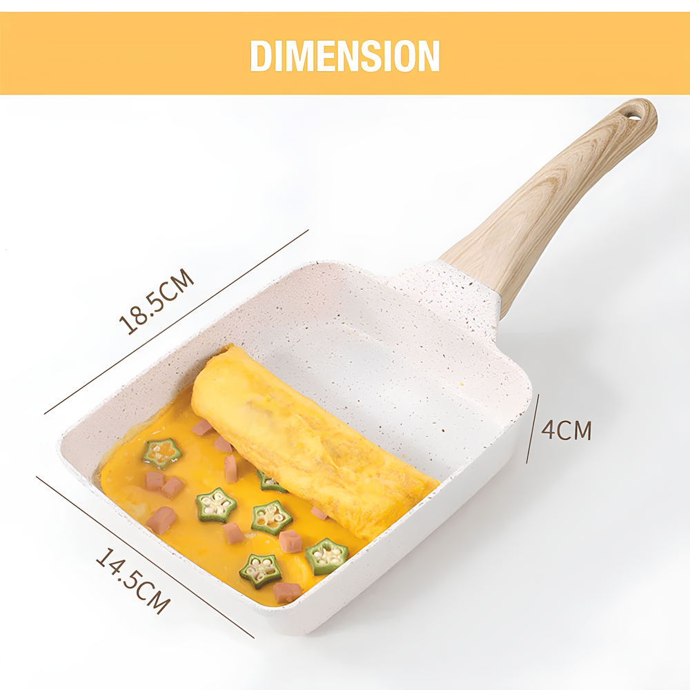 voor tamagoyaki omelet met anti-aanbaklaag