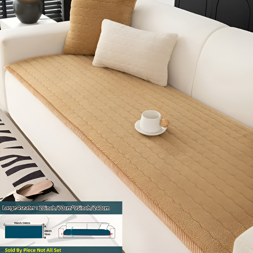 PolyesPlush - Zacht, Antislip en Huisdiervriendelijk Sofa Cover