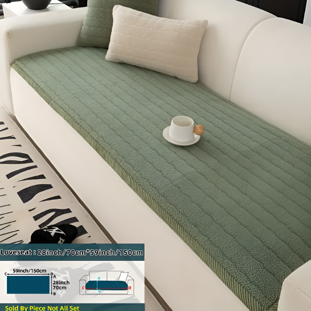PolyesPlush - Zacht, Antislip en Huisdiervriendelijk Sofa Cover