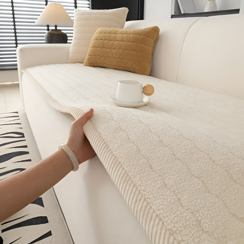 PolyesPlush - Zacht, Antislip en Huisdiervriendelijk Sofa Cover