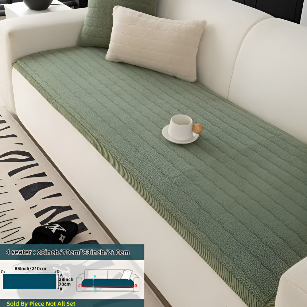 PolyesPlush - Zacht, Antislip en Huisdiervriendelijk Sofa Cover