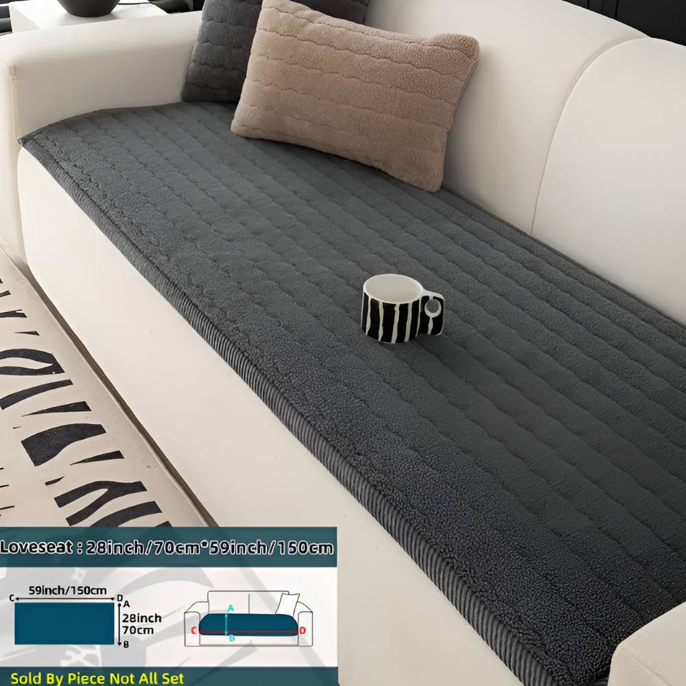 PolyesPlush - Zacht, Antislip en Huisdiervriendelijk Sofa Cover