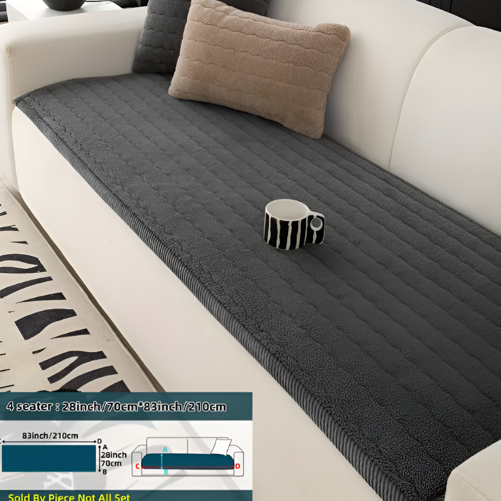 PolyesPlush - Zacht, Antislip en Huisdiervriendelijk Sofa Cover