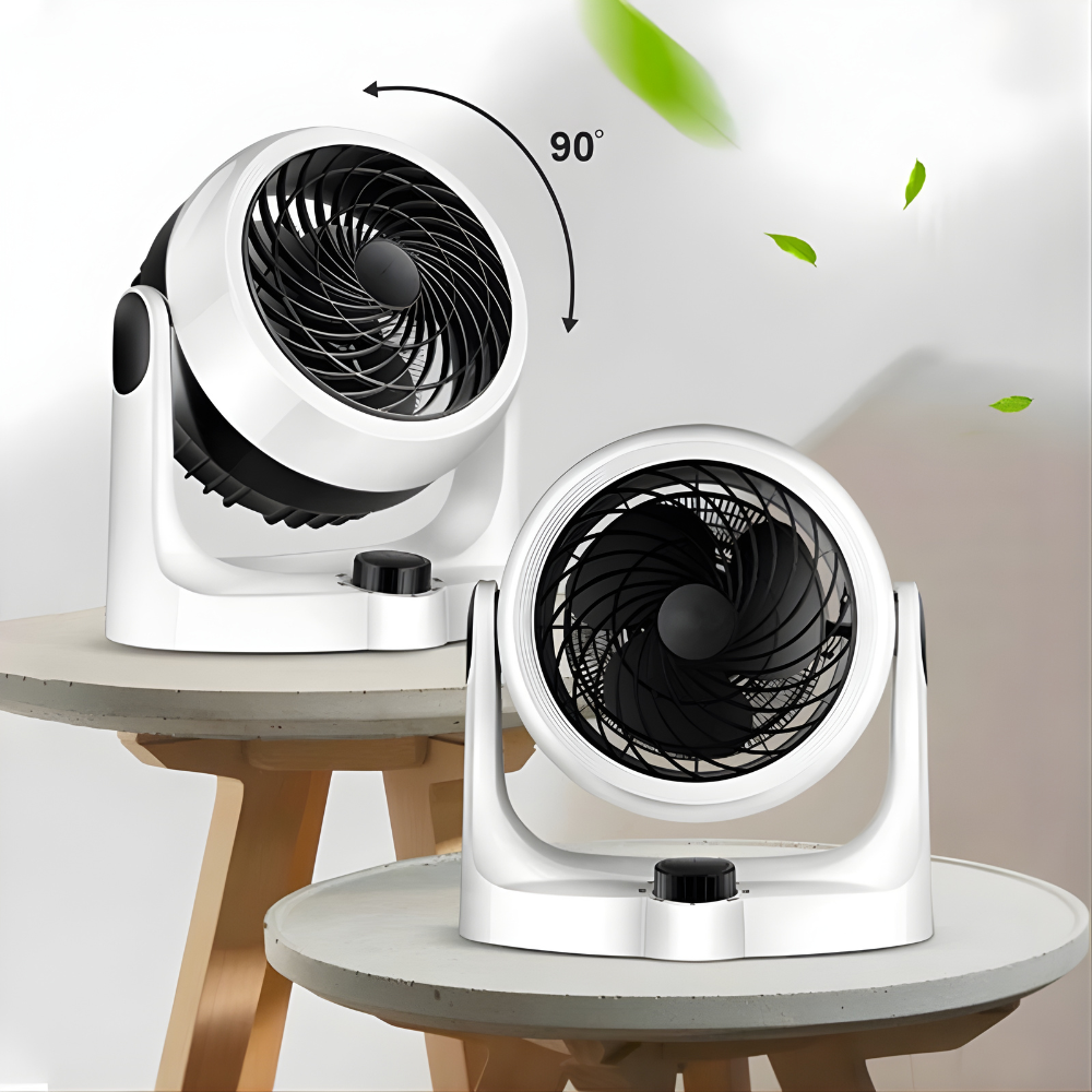 Draagbare elektrische verwarmingsventilator met stille luchtcirculatie