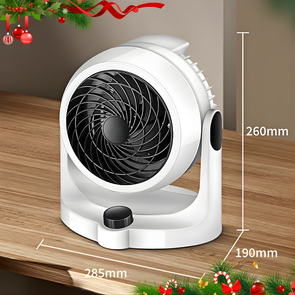 Draagbare elektrische verwarmingsventilator met stille luchtcirculatie