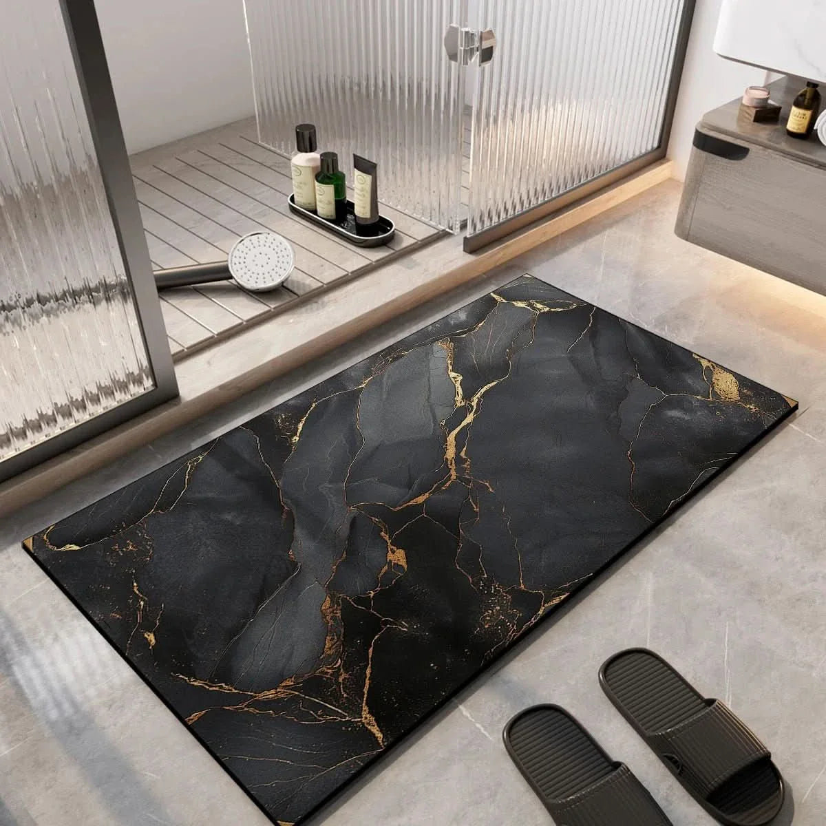 HydroAbsorb – Premium Diatomee-Mud Badmat, absorberend & antislip