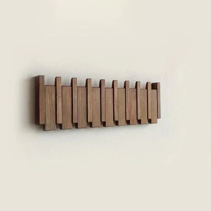Piano Hout Kapstok Design | Elegante Wandhaak