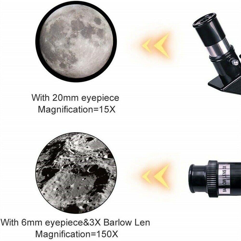 Professionele Telescope 300/70mm | Draagbare Refractor Telescope voor Astronomische Observatie met Statief en Smartphone-adapter
