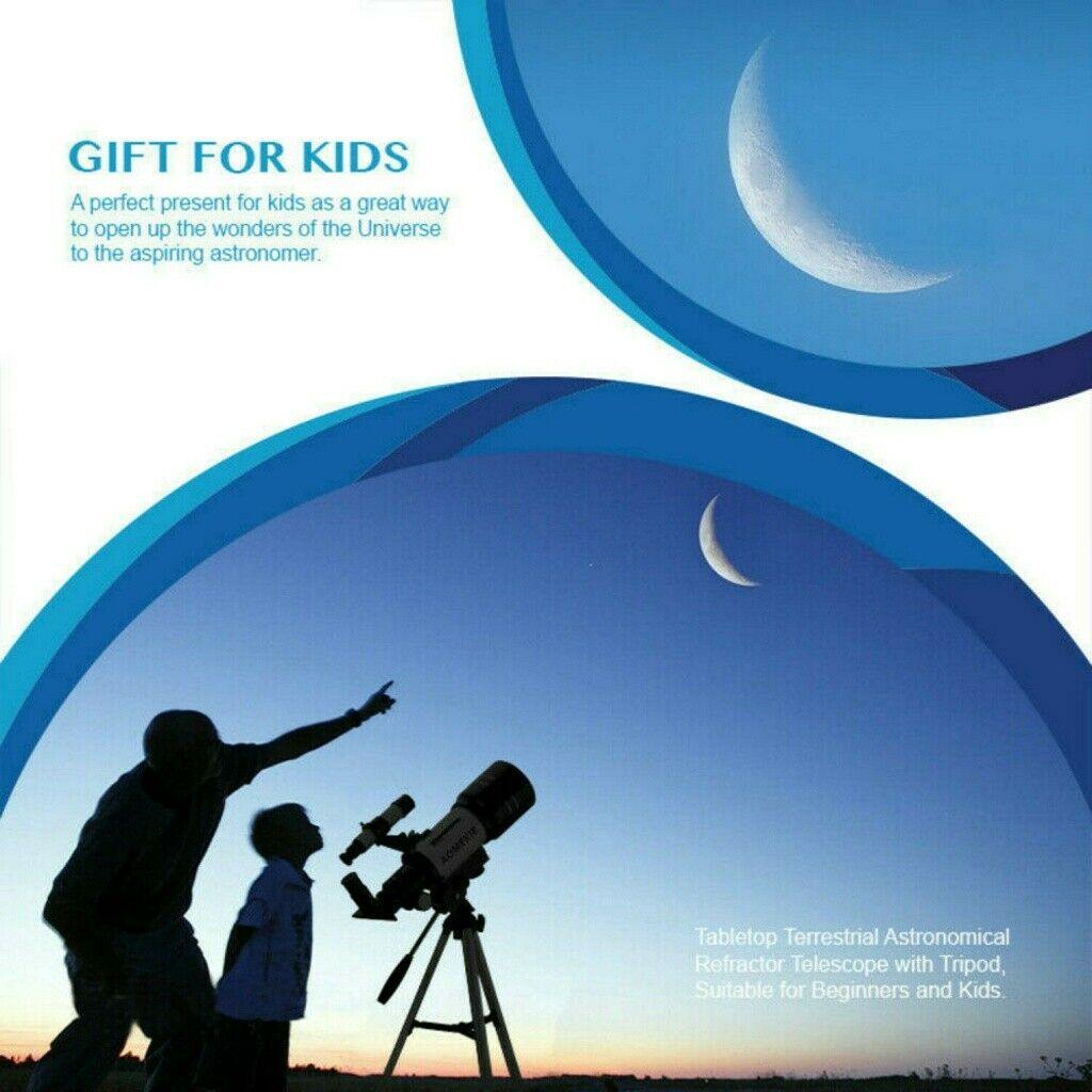 Professionele Telescope 300/70mm | Draagbare Refractor Telescope voor Astronomische Observatie met Statief en Smartphone-adapter