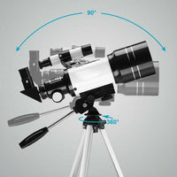 Professionele Telescoop 300/70mm | Draagbare Refractor Sterrenkijk Telescoop met Statief en Smartphone Adapter