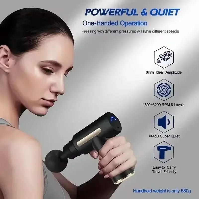 PROMASAGE – Massagepistool Voor Gerichte Spierontspanning & Herstel