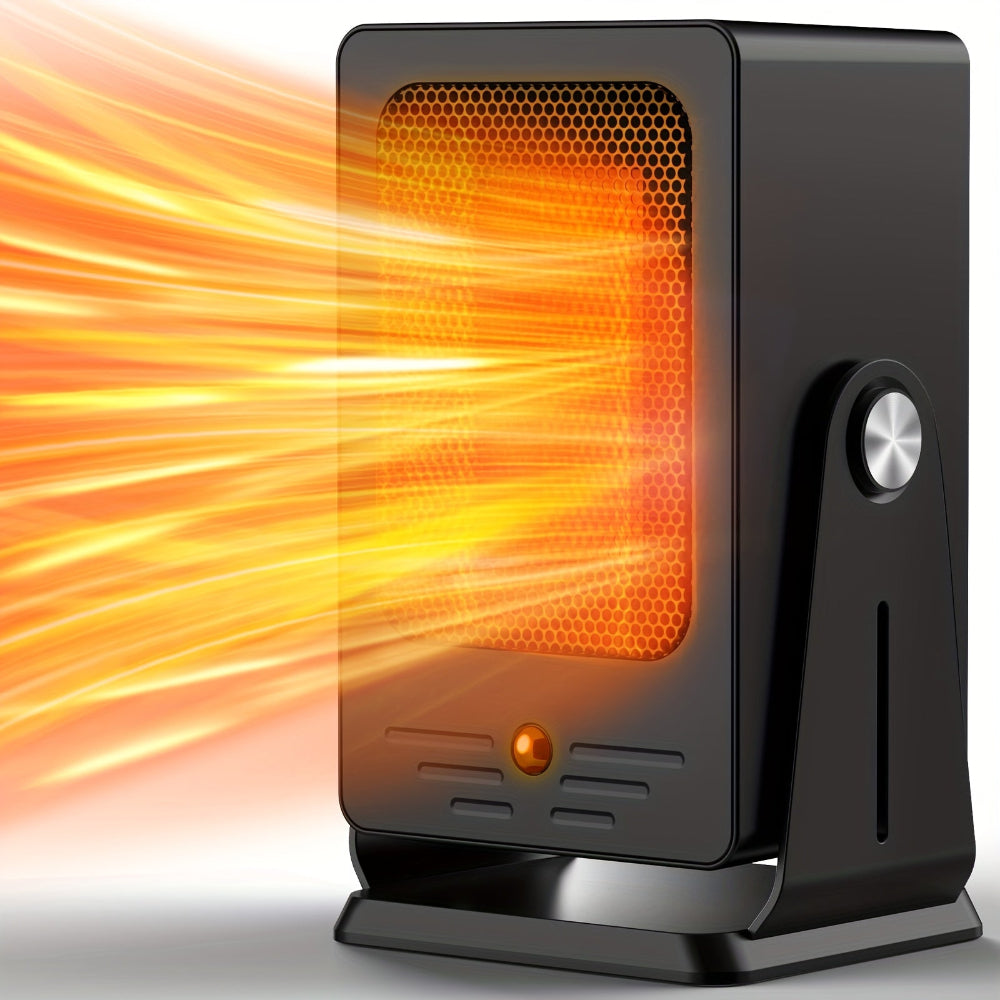 Draagbare elektrische convectieverwarmer met thermostaat – Energiezuinige ruimteverwarmer voor snelle verwarming 900 W