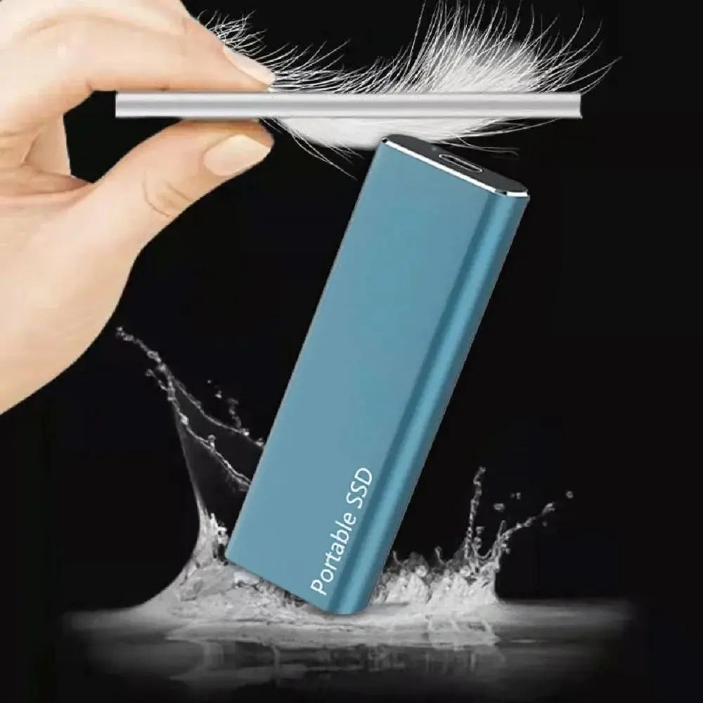 Draagbare externe SSD van Aluminium – Snelle overdrachten, licht ontwerp, USB-C