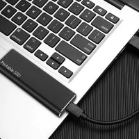 Draagbare externe SSD van Aluminium – Snelle overdrachten, licht ontwerp, USB-C