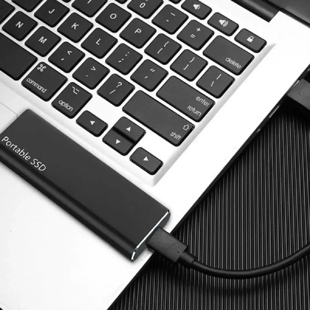 Draagbare externe SSD van Aluminium – Snelle overdrachten, licht ontwerp, USB-C
