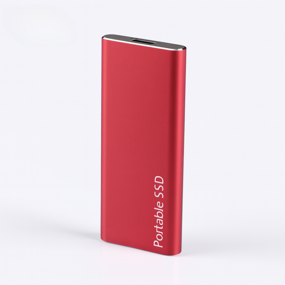 Draagbare externe SSD van Aluminium – Snelle overdrachten, licht ontwerp, USB-C