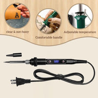 CraftMaster Pro Graveerset | 58-delig Houtbrand- & Graveergereedschap | Instelbare Temperatuur | DIY Knutselset | Hout, Leer & Metaal