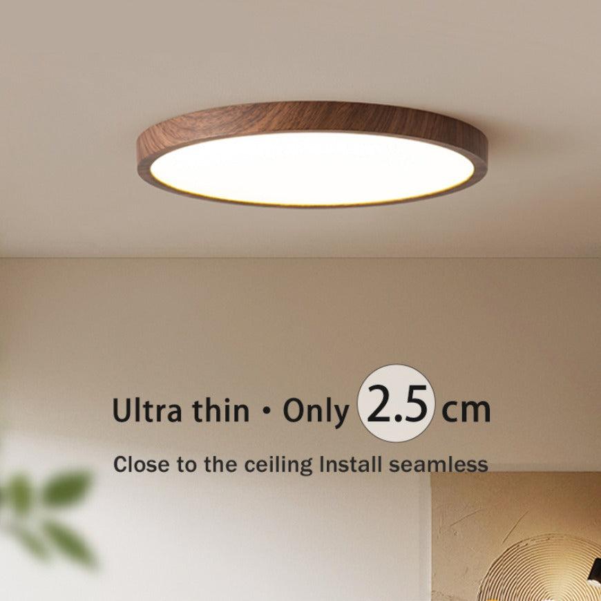 Ultratyn, cirkelvormige plafondlamp
