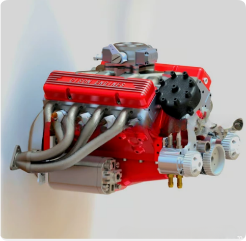 🎉Laatste Dag Actie 50% KORTING 🔥 - Benzine OHV V8 Small-block Motor Model Kits