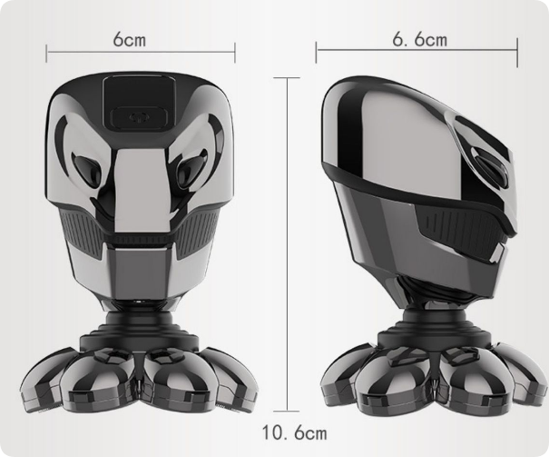 PitbullEdge Razor | Skull Shaver PRO Hoofd- en Gezichtscherper met Ergonomische Palm Grip