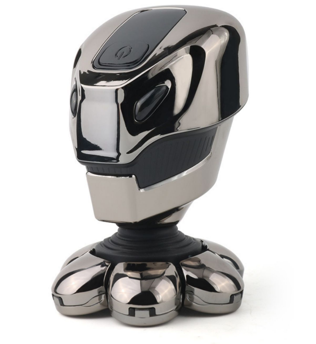 PitbullEdge Razor | Skull Shaver PRO Hoofd- en Gezichtscherper met Ergonomische Palm Grip