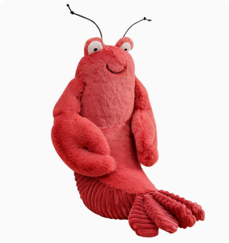 KrabKnuffel | Leuk pluche speelgoed in de vorm van een kreeft of krab voor kinderen