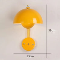 MushroomGlow - Elegante wandlamp voor een betoverend interieur