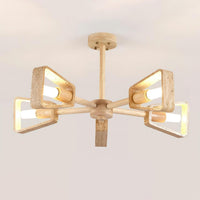 Feyno Plafondlamp van Travertin en Hout