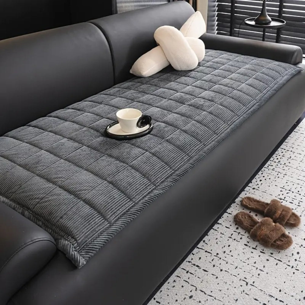Gevoerde Sofa Beschermmat met Antislip Achterkant voor Sofa en Bank