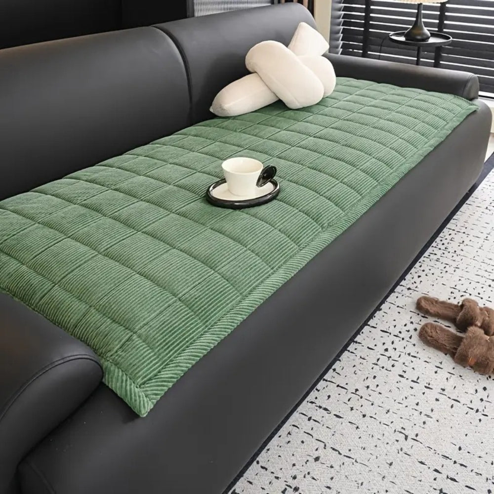 Gevoerde Sofa Beschermmat met Antislip Achterkant voor Sofa en Bank