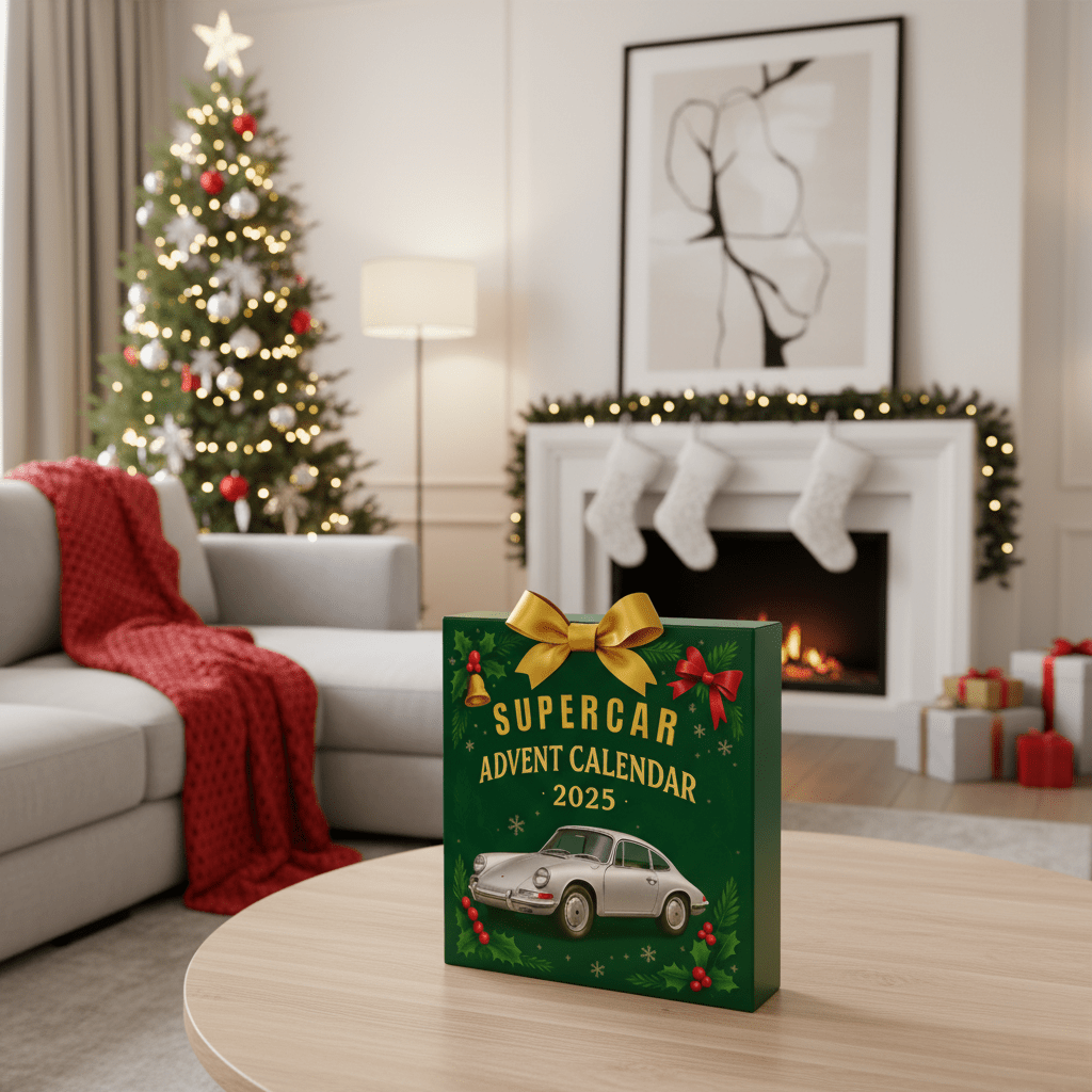 DRIVEVENTURE – Beperkte Supercar Adventskalender met 24 Precieze Miniatuurmodellen
