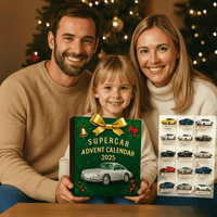 DRIVEVENTURE – Beperkte Supercar Adventskalender met 24 Precieze Miniatuurmodellen