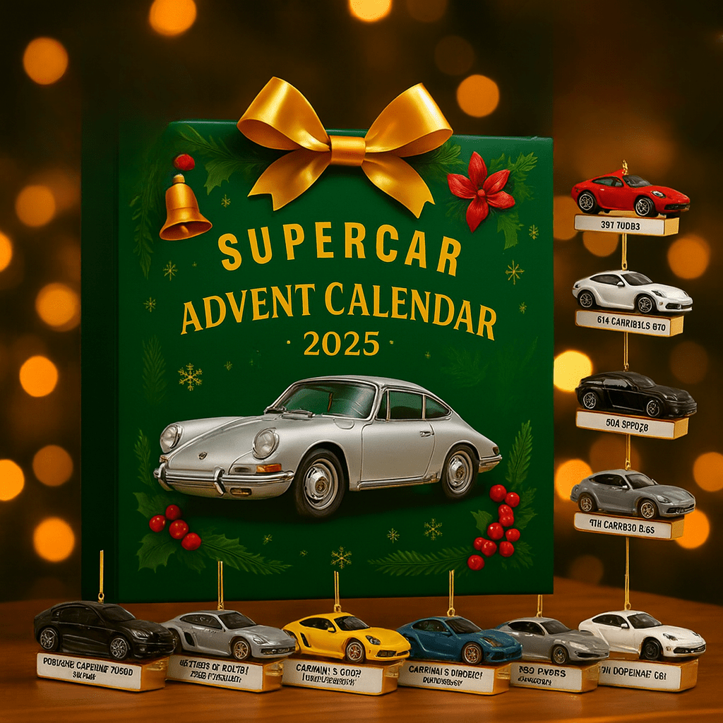 DRIVEVENTURE – Beperkte Supercar Adventskalender met 24 Precieze Miniatuurmodellen