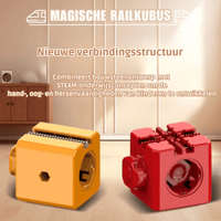 RAILBUILD – 3D-spoorwegset voor kinderen met oplaadbare locomotief