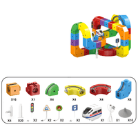 RAILBUILD – 3D-spoorwegset voor kinderen met oplaadbare locomotief