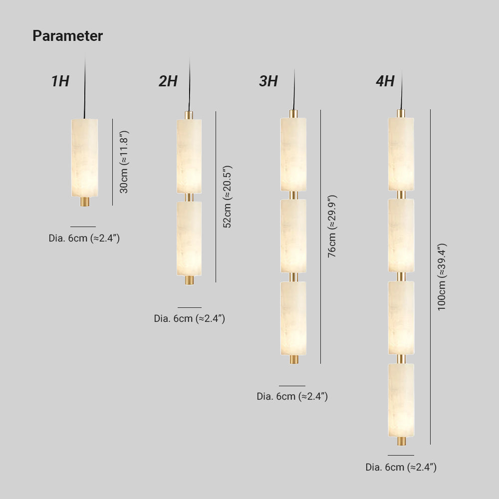 Zovarion Hanglamp Moderne Minimalistische en Alabaster