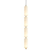 Zovarion Hanglamp Moderne Minimalistische en Alabaster