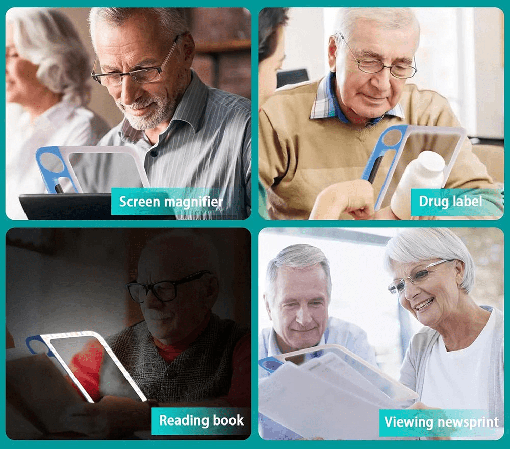 SEHKOMFORT – Handloep met LED & 5x/10x vergroting voor helder lezen