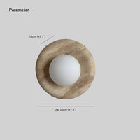 Hako Wandlamp Binnen in Marmer