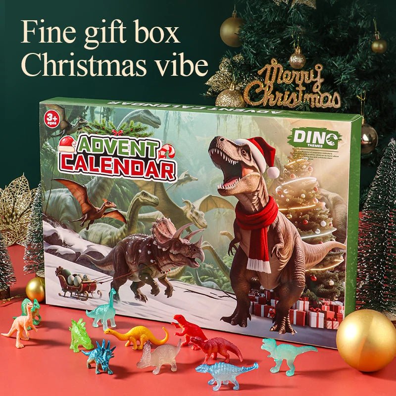 DINOQUEST 2025 – Kerst Countdown Kalender met 24 Dino Speelgoed