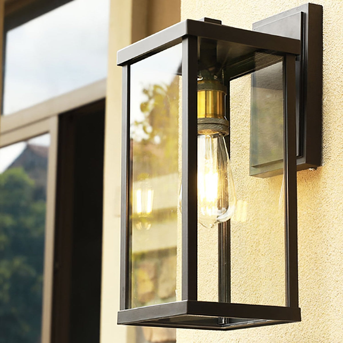 Retro Radenko Glas Buiten Wandlamp
