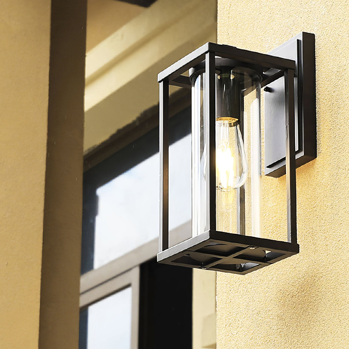 Retro Radenko Glas Buiten Wandlamp