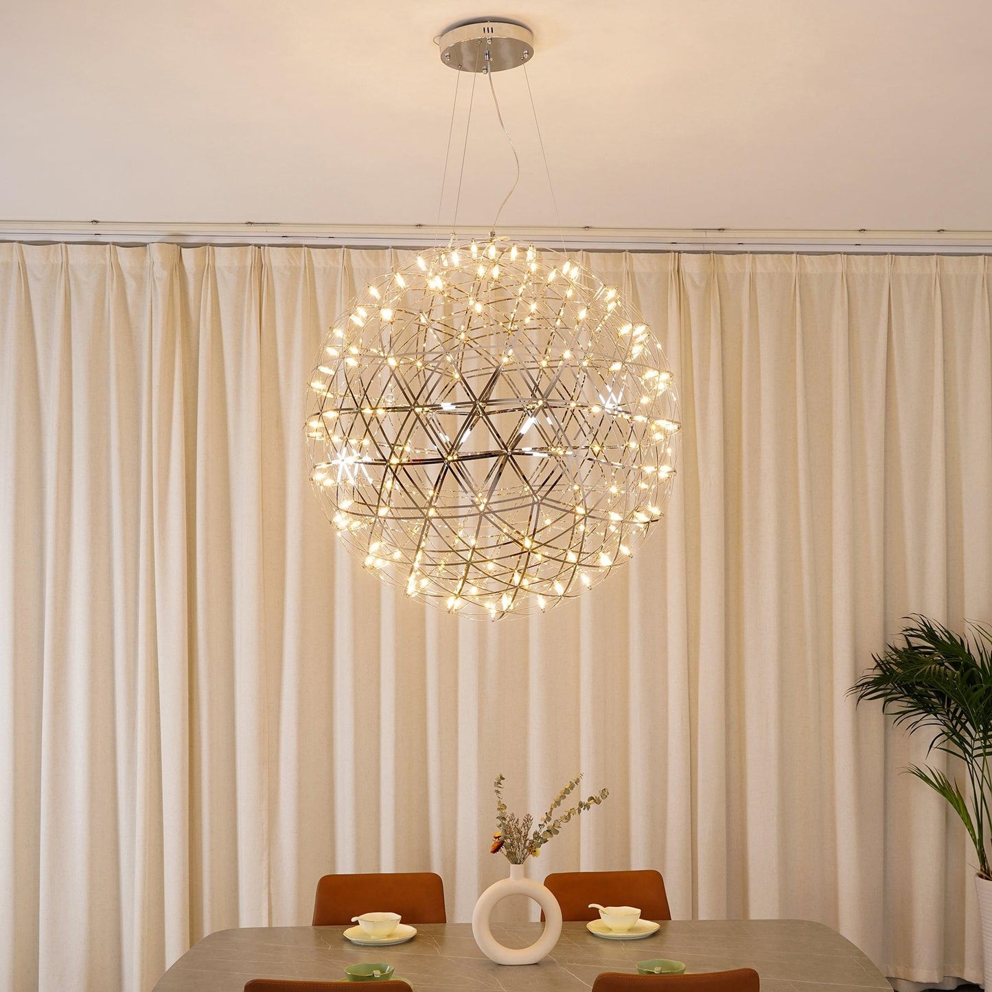 Ivthayra Luxe Postmoderne Gouden Bol Hanglamp