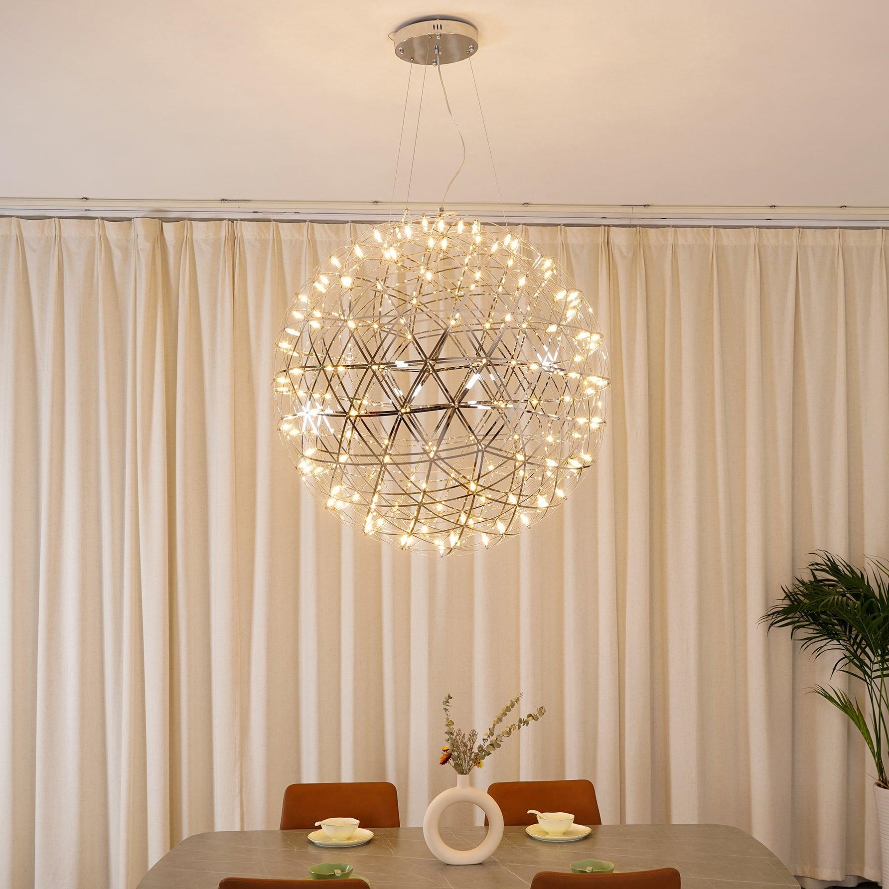 Ivthayra Luxe Postmoderne Gouden Bol Hanglamp