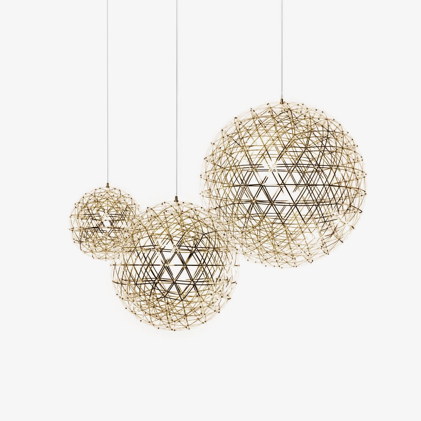 Ivthayra Luxe Postmoderne Gouden Bol Hanglamp
