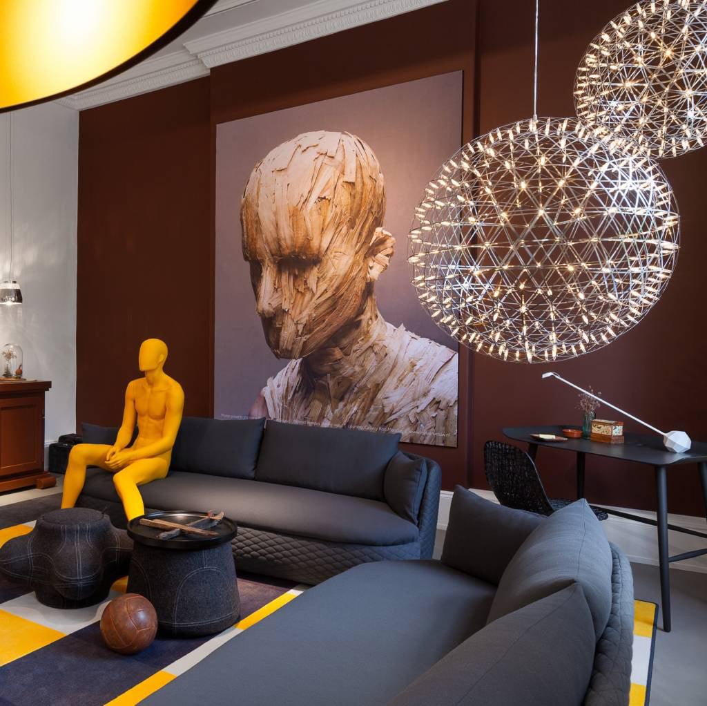 Ivthayra Luxe Postmoderne Gouden Bol Hanglamp